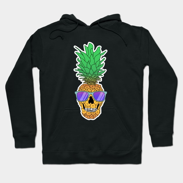 Pineapple Skull Hoodie by EbukaAmadiObi19